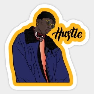 Out of the hustle Sticker